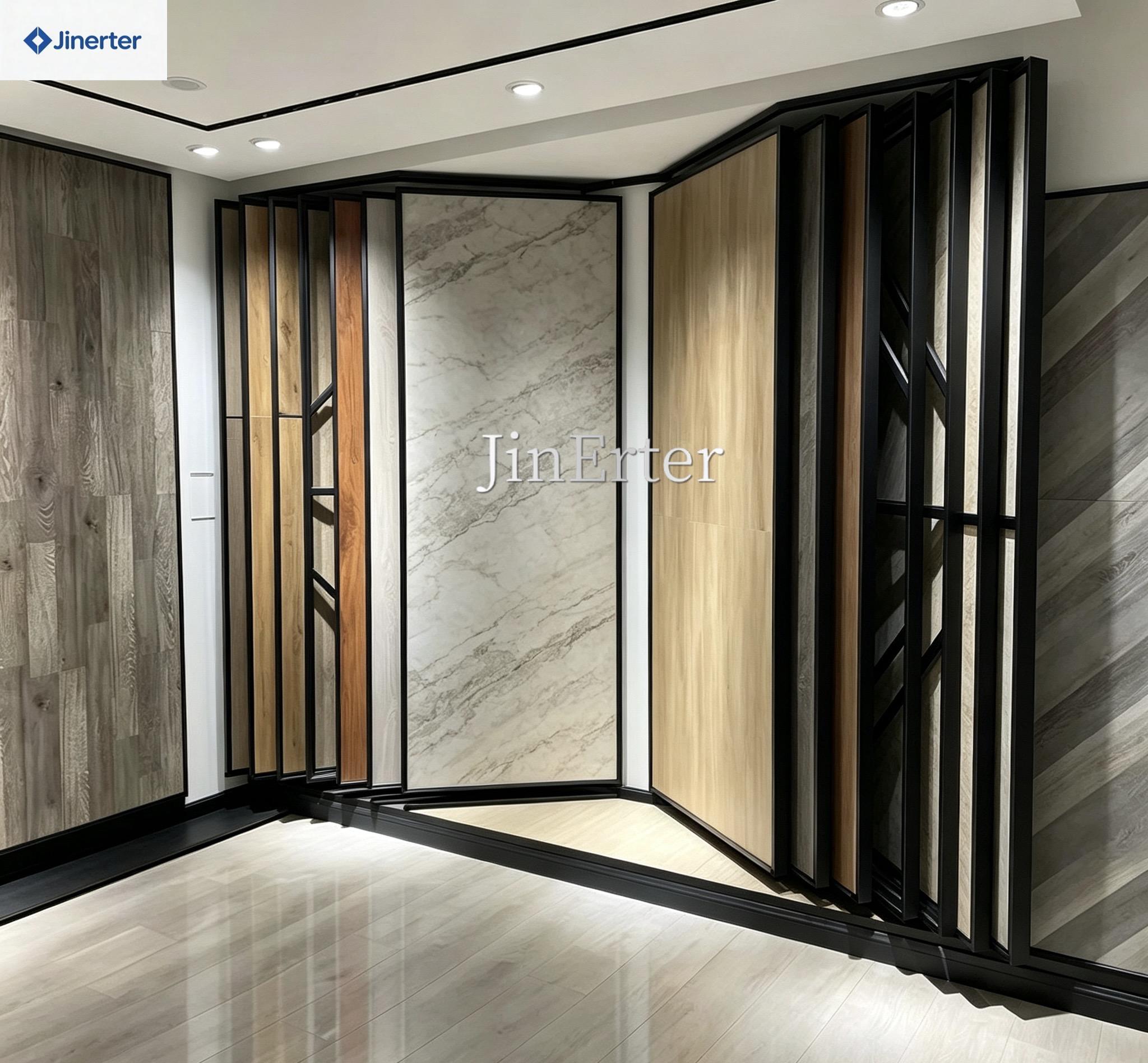 Best-Selling Custom Display Rack: Wooden Laminate, Book-Style Flip Design, Floor Sample Rack