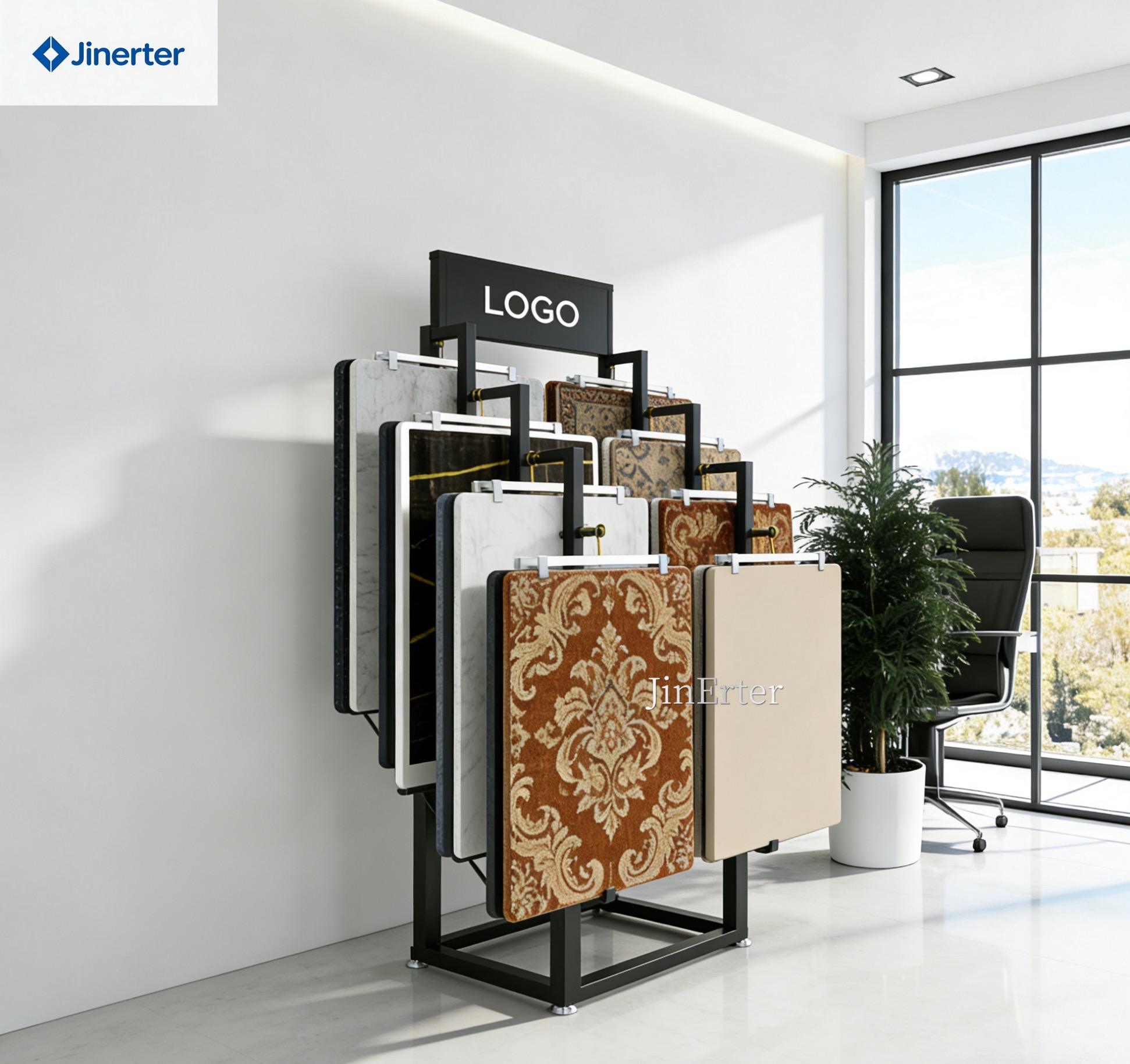 Metal Carpet Display Racks for Retail Stores