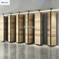 360° Rotating Display Stands with Wood and Granite Flooring for Showrooms