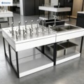 Faucet display stand, floor-standing showerhead, bathroom accessories display stand, suitable for exhibition halls.