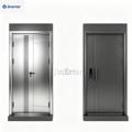 Customizable heavy-duty metal door display racks and freestanding sample stands, suitable for indoor wooden door showrooms