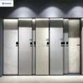 Multifunctional Adjustable Freestanding Display Stand for Tiles, Sliding Displays, Large Slabs, Wooden Doors, and Flooring