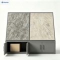 Custom modular wood flooring cabinets, multifunctional, high-capacity hardwood tile display racks
