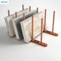 Factory Customized Marble Granite Quartz Stone Slab Storage Display Rack Heavy Duty Steel High Quality for Showroom & Warehouse