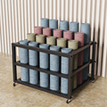 Kindergarten Carpet Rack Montessori Dance Room Yoga Mat Storage Rack Work Blanket Shelf 3-Shelf