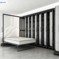 Customizable Pull Out Mattress Display Rack Sliding Hybrid Memory Foam Latex Bed Frame Storage Rack for Retail Store Showroom