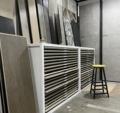 Nakajima Booth Tile Wood Floor 10-Layer Floor-Standing Display Rack Drawer-Type Slab Stone Color Board Negotiation Sample Table