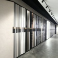 Customizable Metal Quartz Granite Display Racks Push-Pull Sliding Showroom Floor Stand for Marble Stone Horizontal Displays
