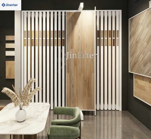 High-quality custom 360-degree rotating floor display rack